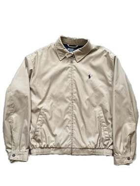 Polo Ralph Lauren Men's Bi-Swing Windbreaker Jacket Khaki